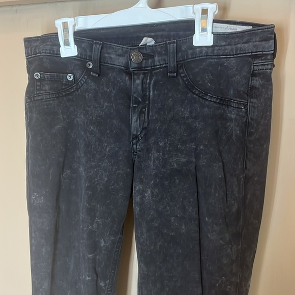 Rag & Bone Women's Black Jean washed out leggings size 28 preowned - Picture 2 of 11